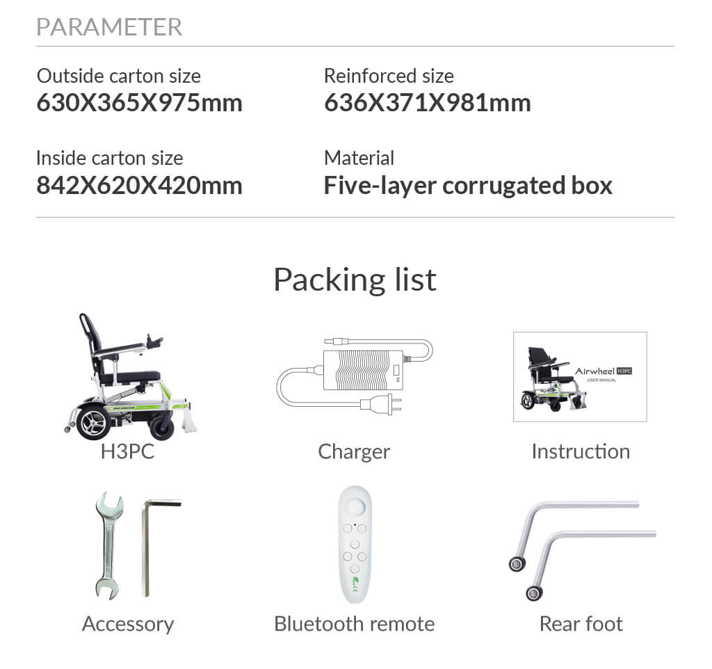 Airwheel H3PC High performance rear wheel