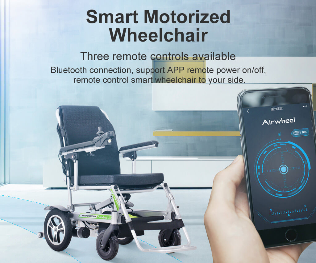 Airwheel H3PS Smart Ultra lightweight foldable portable electric wheelchair