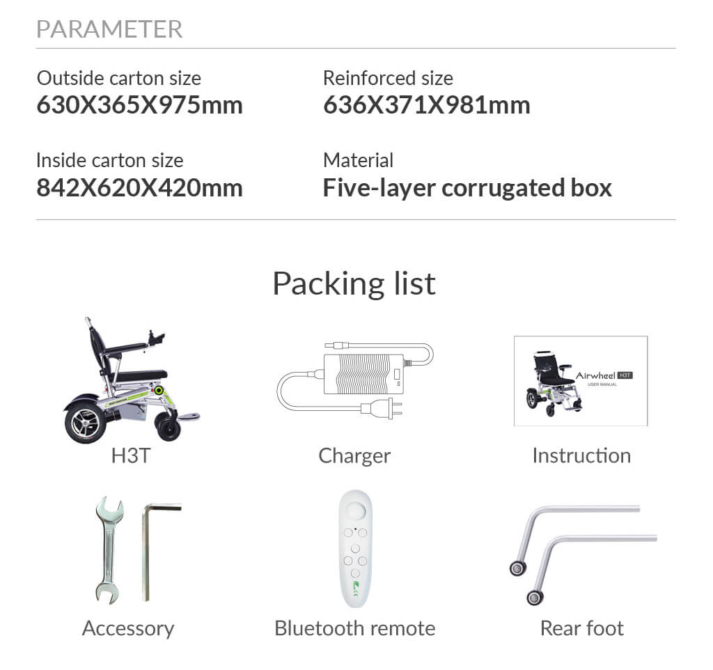 Airwheel H3T High performance rear wheel