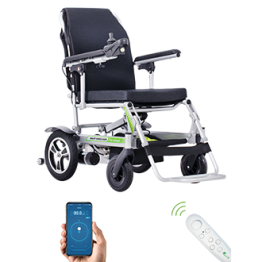 Smart Ultra Lightweight Foldable Portable Electric Wheelchair