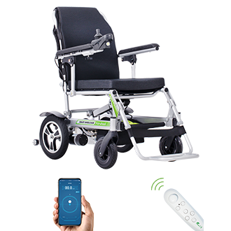 Smart Ultra Lightweight Foldable Portable Electric Wheelchair